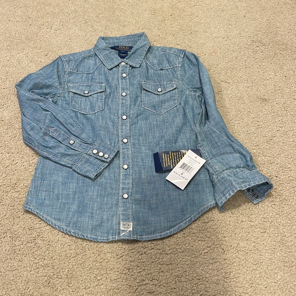Ralph Lauren denim girls bottom down
